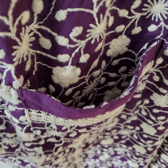 Simply Envogue Embroidered Cotton Apron - Picture 4 of 9